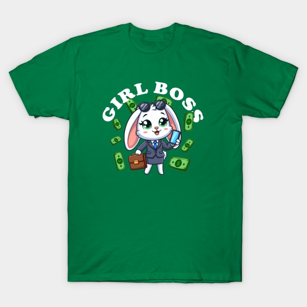 Girl Boss Bunny T-Shirt by PopCultureShirts